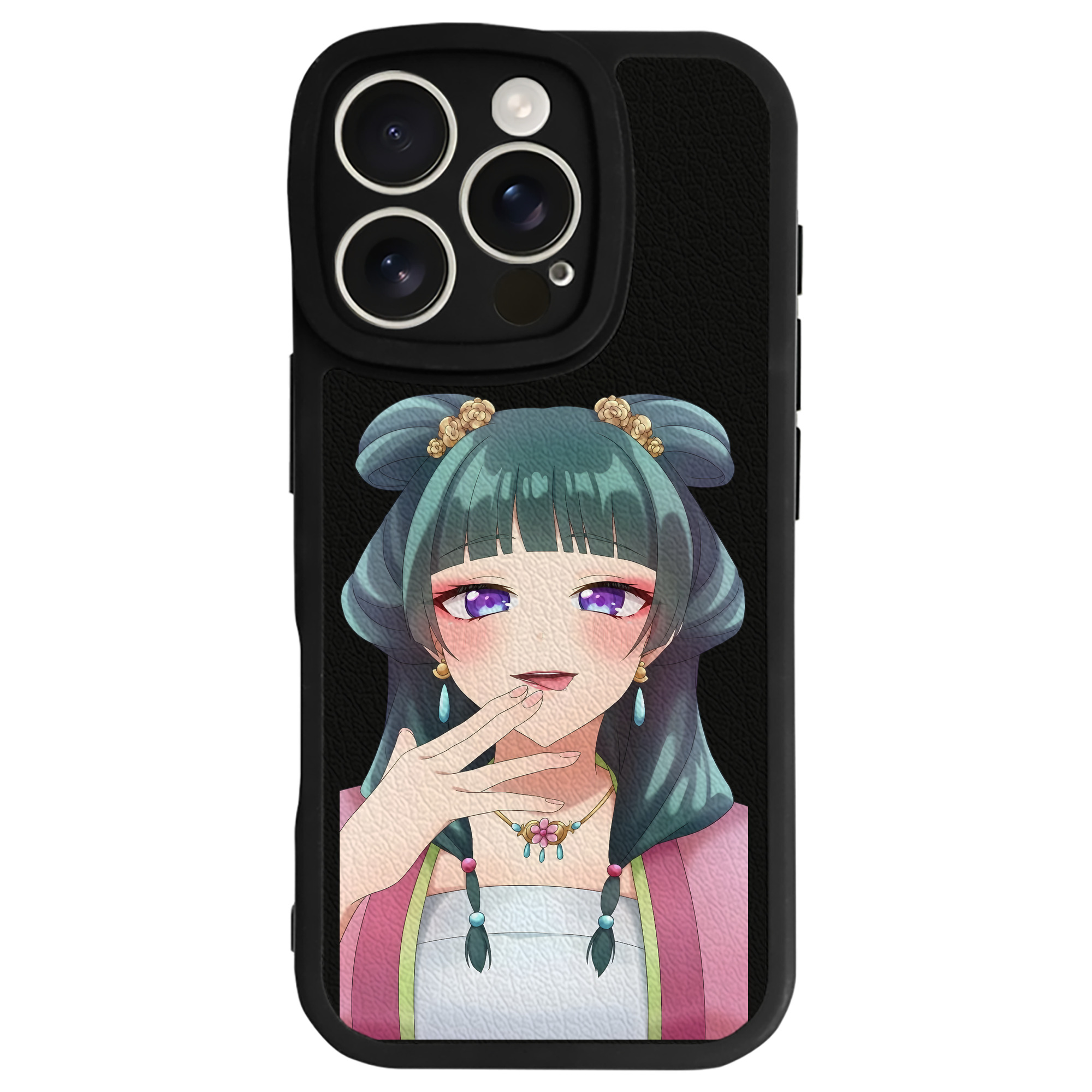 薬屋のひとりごと The Apothecary Diaries 【iPhone 16シリーズ対応】シリコンスマホケース（レザー調） 材質：シリコン